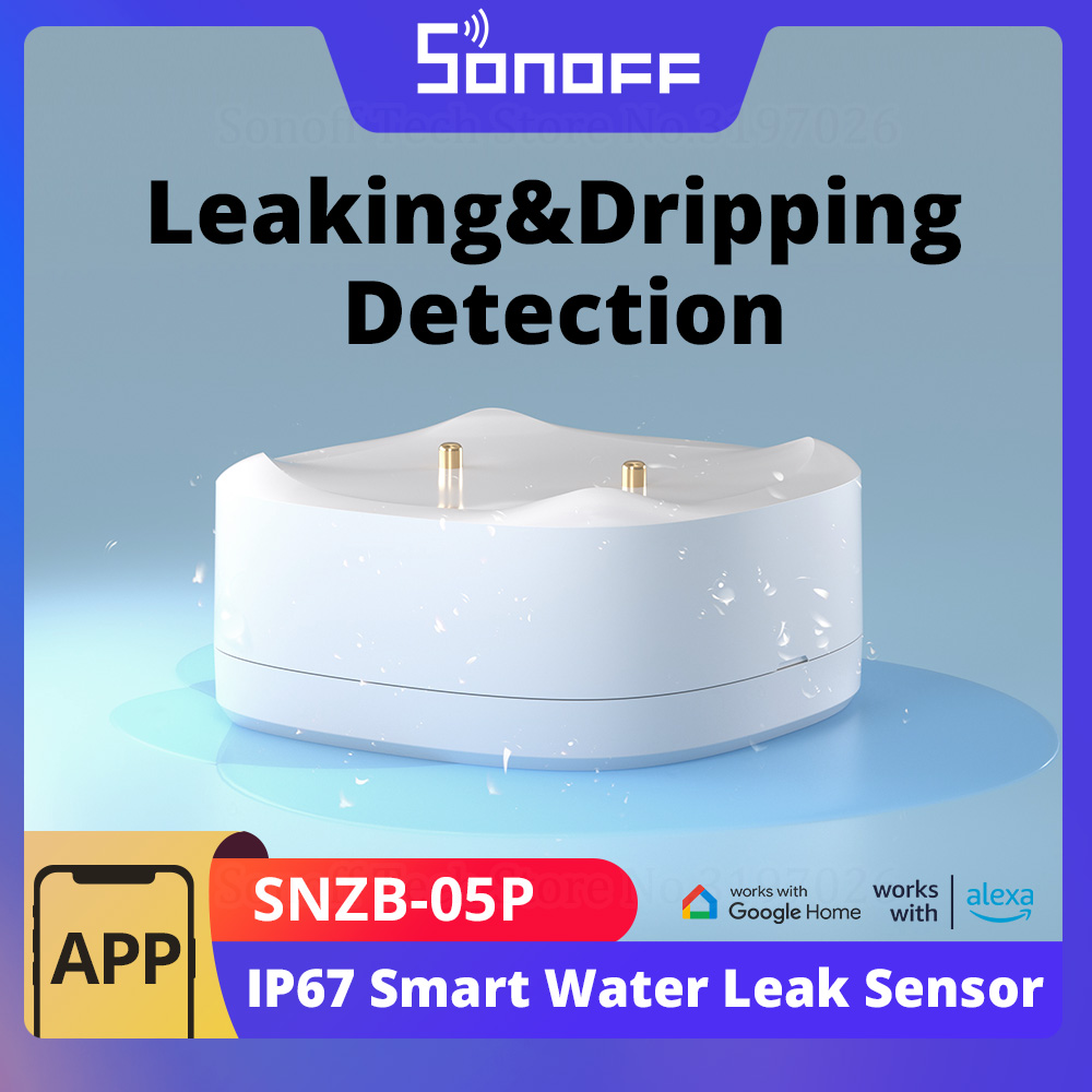 Sonoff Mini R4 - SONOFF SNZB-05P Zigbee สมาร์ทเซ็นเซอร์น้ํารั่วรั่ว & หยดการตรวจจับ