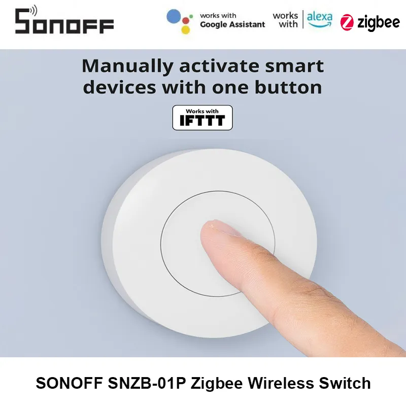 Sonoff - สวิตช์ไร้สาย SONOFF Zigbee 3.0 รุ่น SNZB-01P