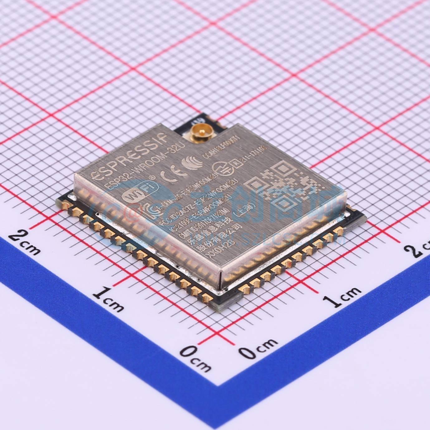 Smart Home Module Iot - 3 ชิ้น ESP32-WROOM-32U-N16 SMD 19.2x18 มม.