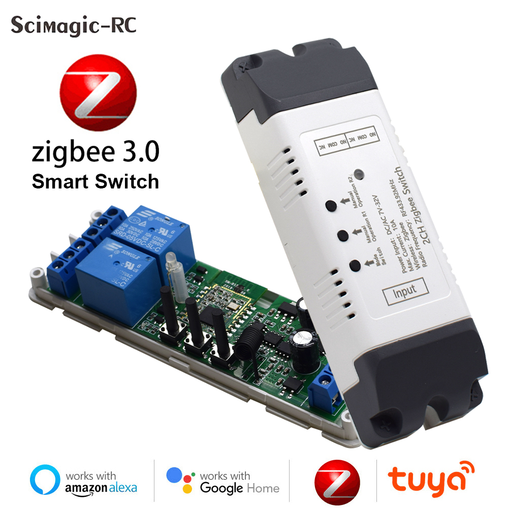Tuya 4 Channel - Tuya ZigBee รีโมทคอนโทรลสมาร์ท Switch1ch 4ch 2Ch