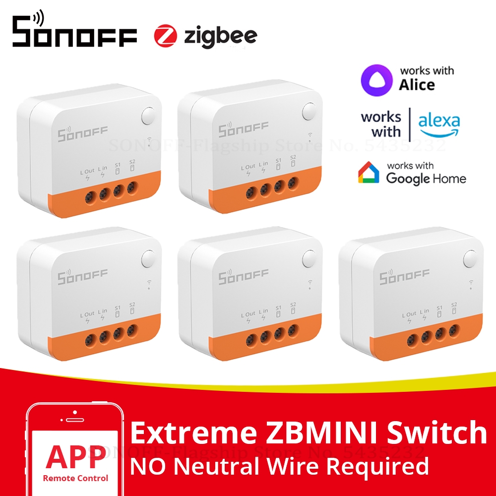 Sonoff Mini R4 - โมดูลสวิตช์อัจฉริยะ Itead SONOFF ZBMINI-L2 Zigbee DIY