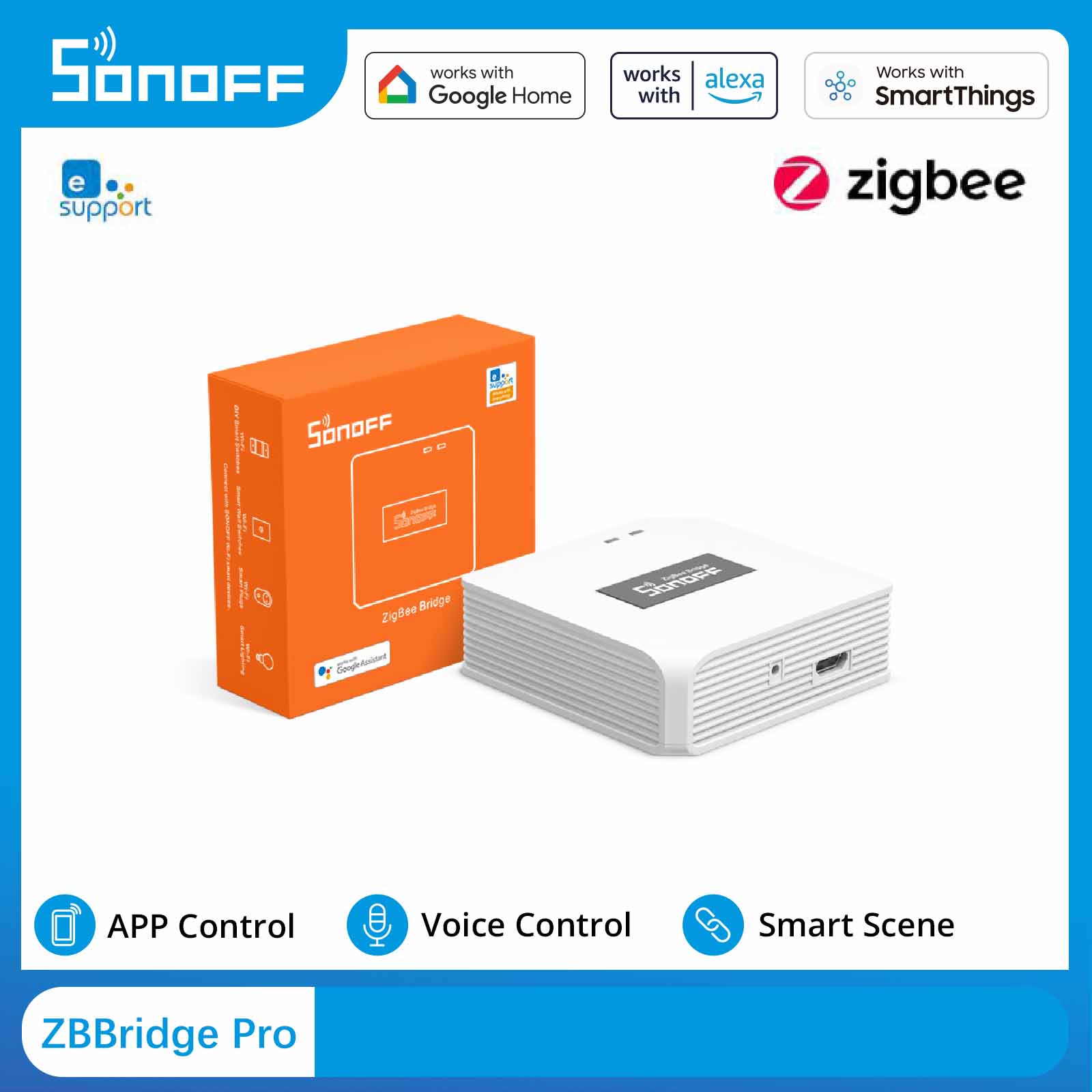 Sonoff - SONOFF ZBBridge-P ตัวเชื่อมต่อ ZigBee เชื่อมต่ออุปกรณ์ ZigBee
