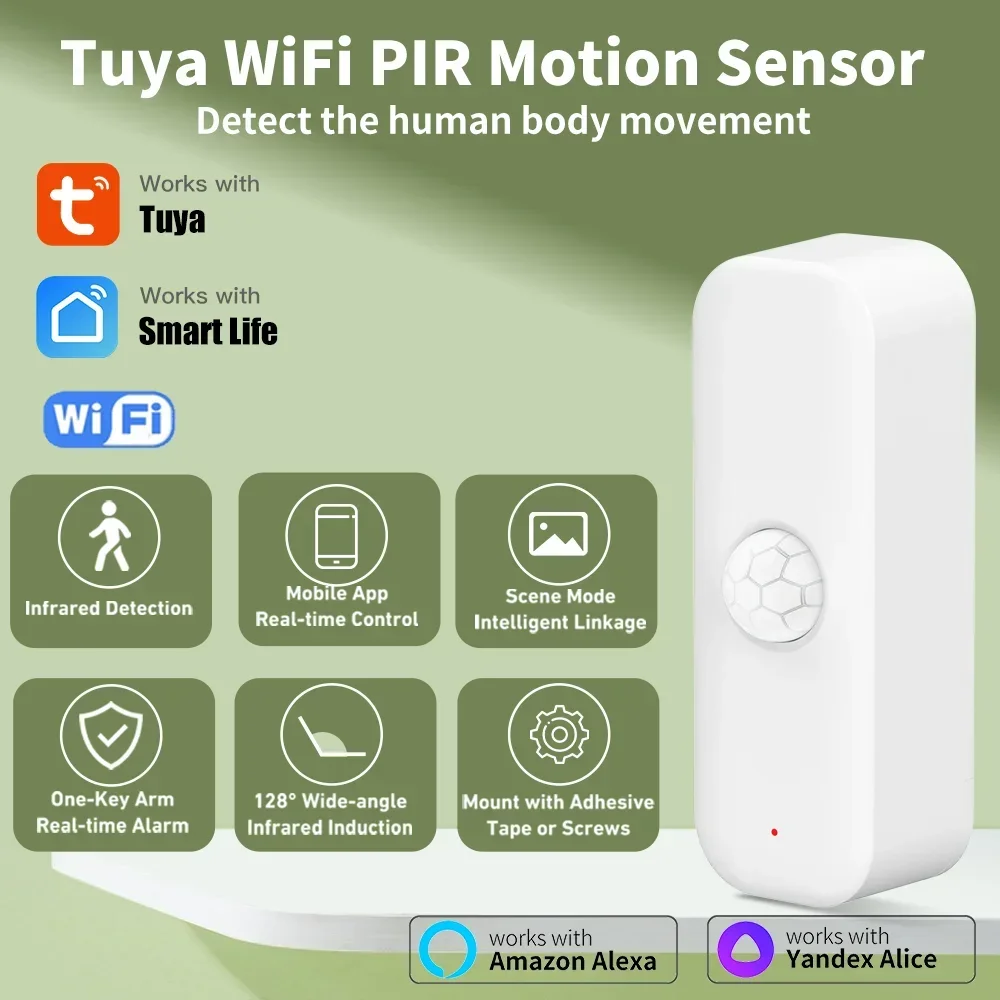 Home Assistant Tuya - Tuya WiFI Motion Sensor PIR สมาร์ท