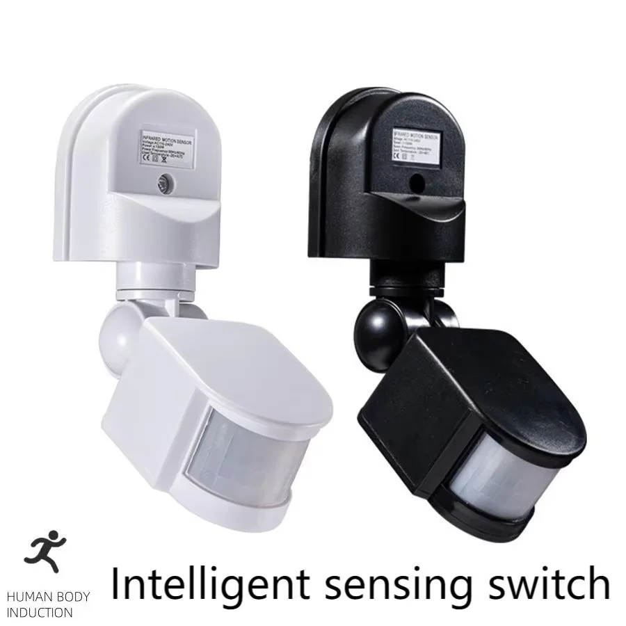 Tasmota - 12V PIR Motion Sensor 110-240V อัตโนมัติเซ็นเซอร์แสงอินฟราเรดเครื่องตรวจจับการเคลื่อนไหวกลางแจ้งไฟ