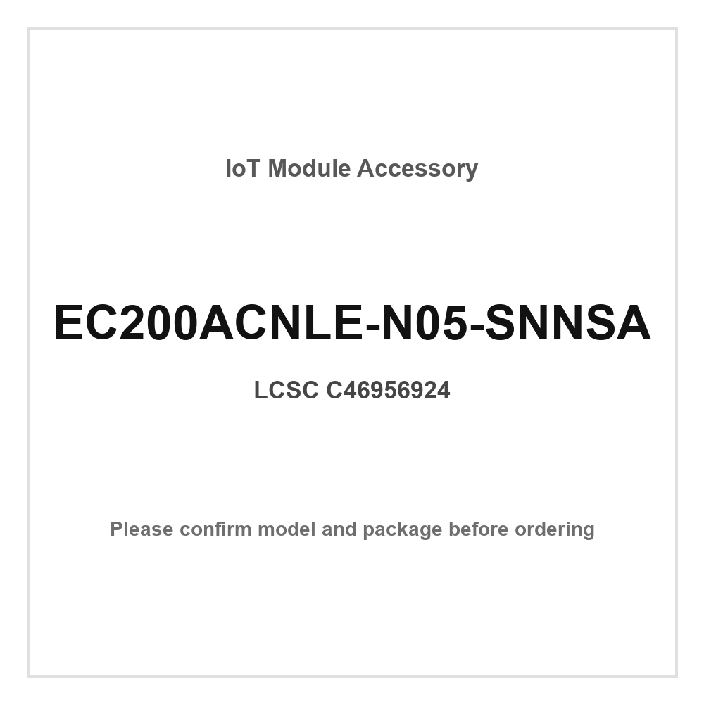 Smart Home Module Iot - 1 ชิ้น EC200ACNLE-N05-SNNSA I2C PCM SPI