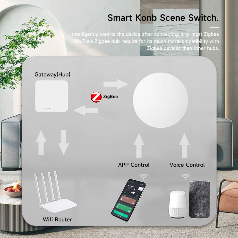 ทูยา ซิกบีปุ่มไร้สายอัจฉริยะ ส - Home Assistant Tuya บทวิจารณ์และราคา