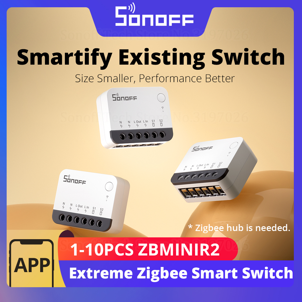 SONOFF ZBMINIR2 สวิตช์อัจฉริยะ - Sonoff Mini R4 บทวิจารณ์และราคา