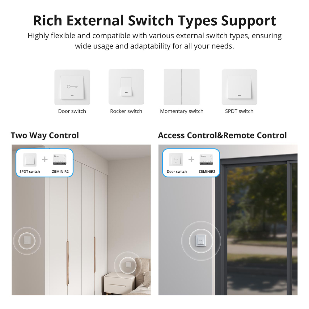 SONOFF ZBMINIR2 สวิตช์อัจฉริยะ - Sonoff Mini R4 บทวิจารณ์และราคา