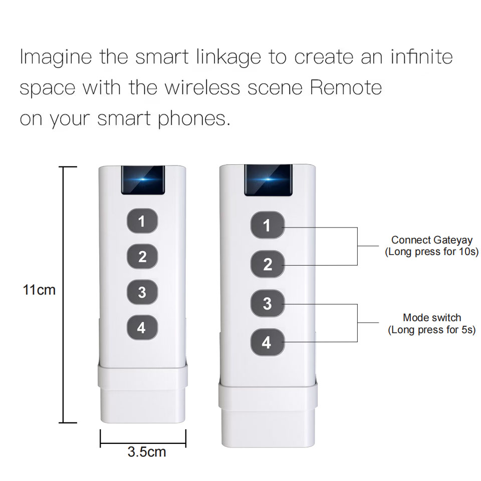 สวิตช์ฉากอัจฉริยะ Tuya ZigBee  - Tuya 4 Channel บทวิจารณ์และราคา