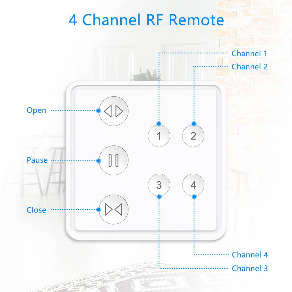 Tuya Smart Life RF WIFI ผ้าม่า - Tuya 4 Channel บทวิจารณ์และราคา
