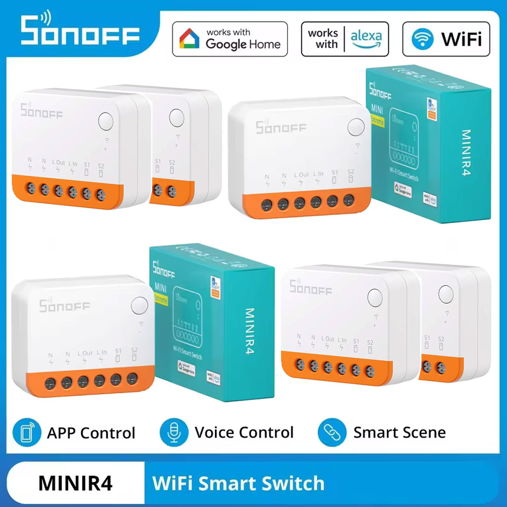 Sonoff Two-Way Control R4 สมาร - Sonoff Mini R4 บทวิจารณ์และราคา