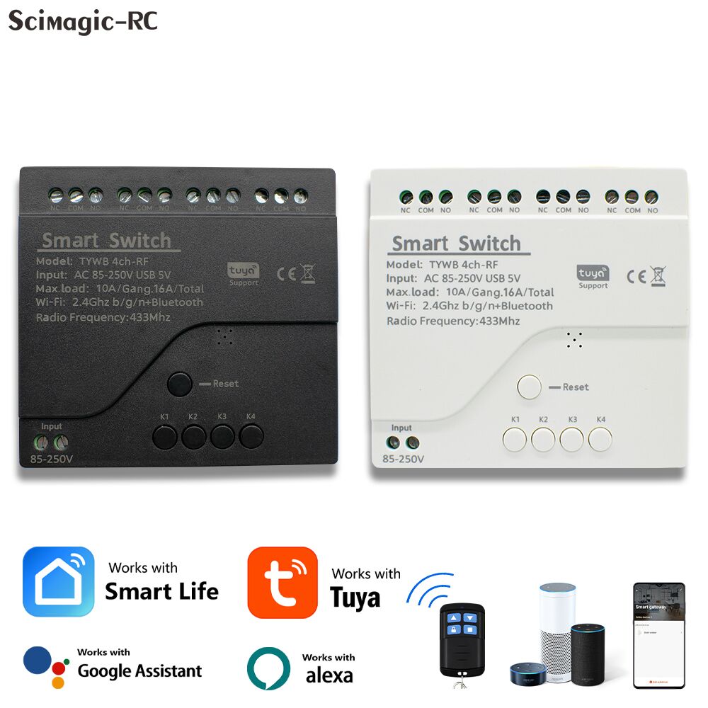 โมดูลสวิตช์อัจฉริยะ Tuya 4 ช่อ - Tuya 4 Channel บทวิจารณ์และราคา