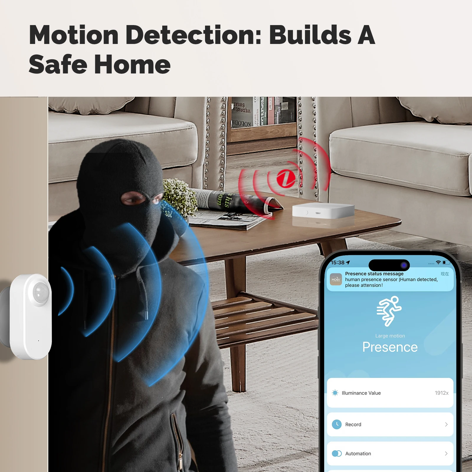 MOES Tuya ZigBee เซ็นเซอร์ตรวจ - Tasmota บทวิจารณ์และราคา
