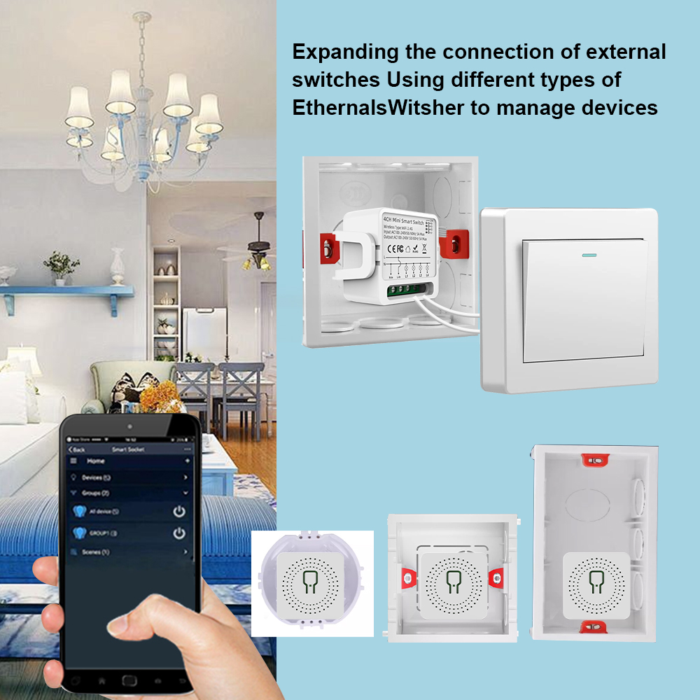 สวิตช์อัจฉริยะ Tuya Zigbee 3.0 - Tuya 4 Channel บทวิจารณ์และราคา