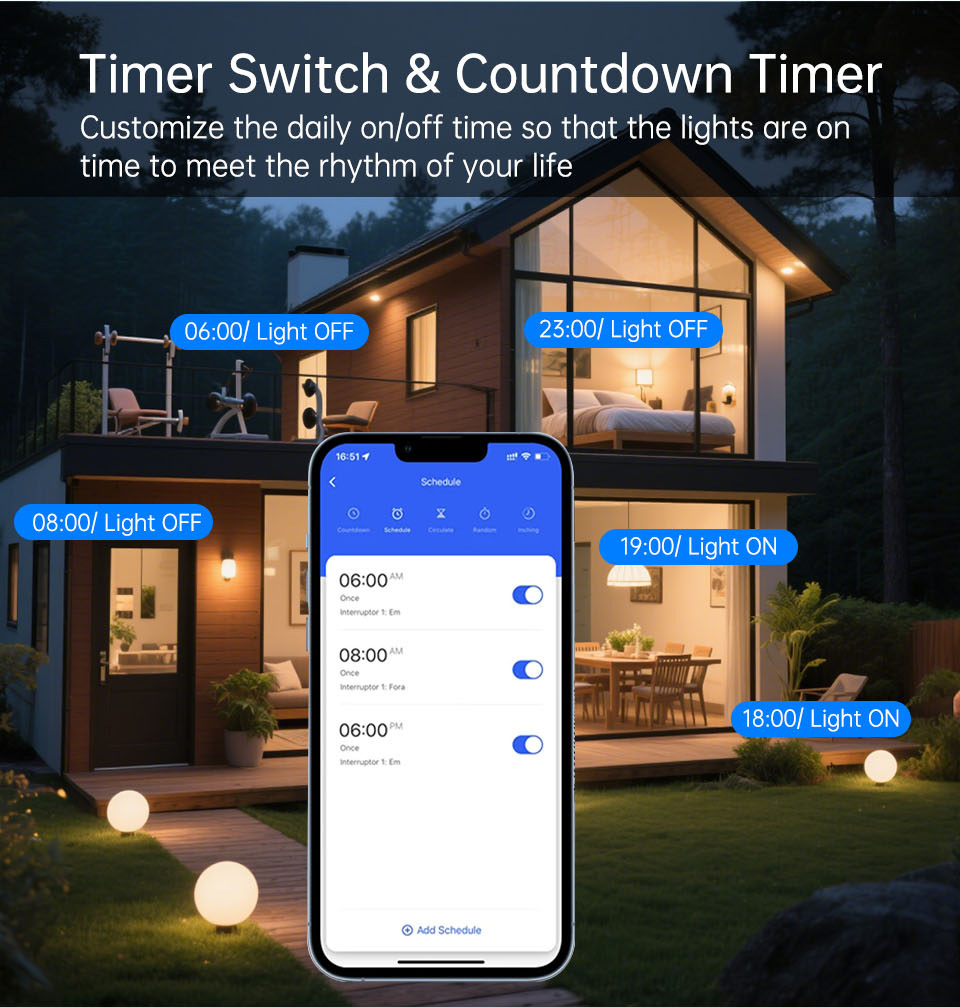 สวิตช์ไฟติดผนังแบบสัมผัส 1 2 3 - Tuya Smart บทวิจารณ์และราคา