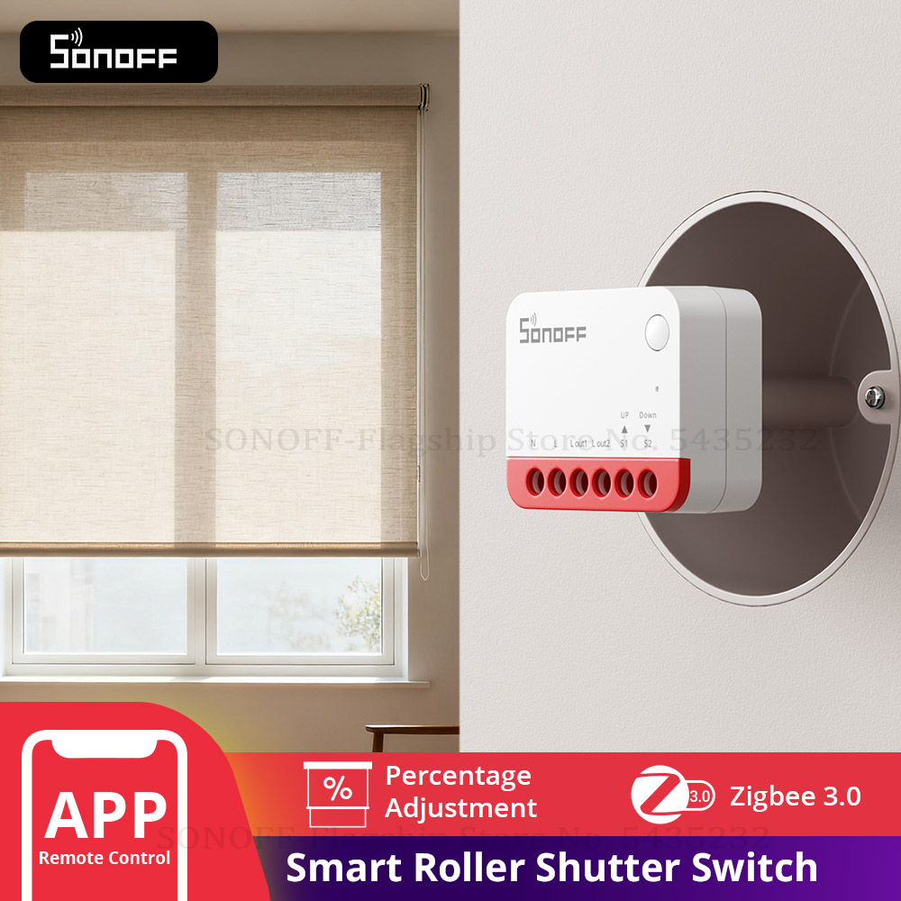สวิตช์ม่านม้วนอัจฉริยะ SONOFF  - Sonoff บทวิจารณ์และราคา