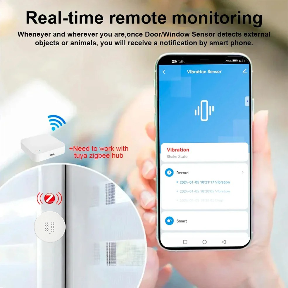 ทูยา ซิกบีสมาร์ทเซ็นเซอร์ตรวจจ - Home Assistant Tuya บทวิจารณ์และราคา