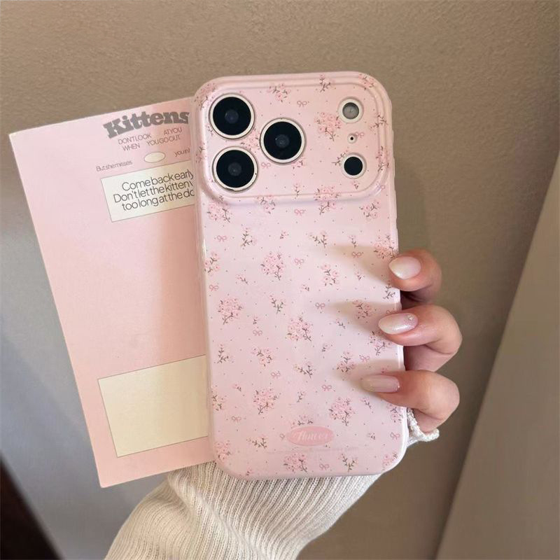 เคสโทรศัพท์ลายดอกไม้สีชมพู ins - Shelly บทวิจารณ์และราคา