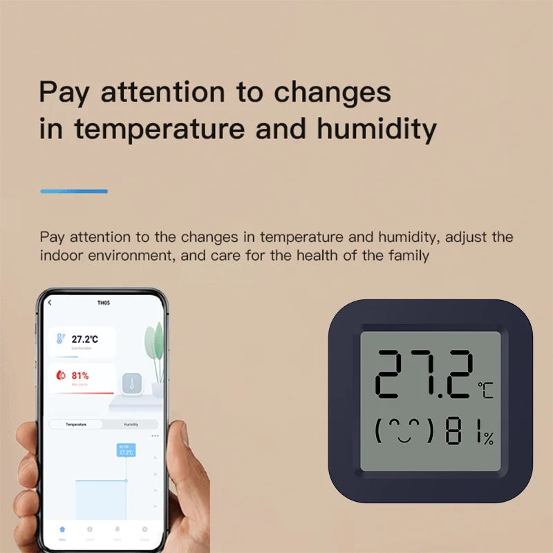 เครื่องวัดอุณหภูมิอัจฉริยะขนาด - Tuya Smart บทวิจารณ์และราคา