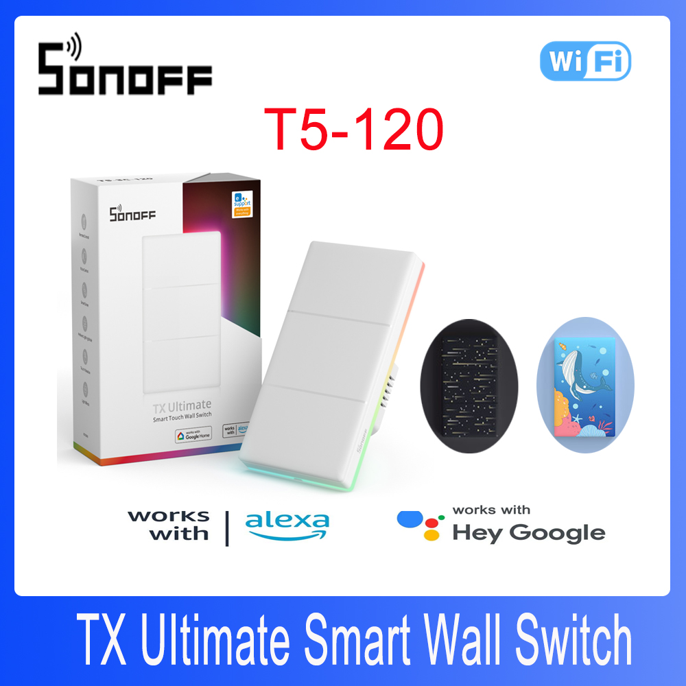 Sonoff TX uitimate สวิตช์ติดผน - Sonoff บทวิจารณ์และราคา