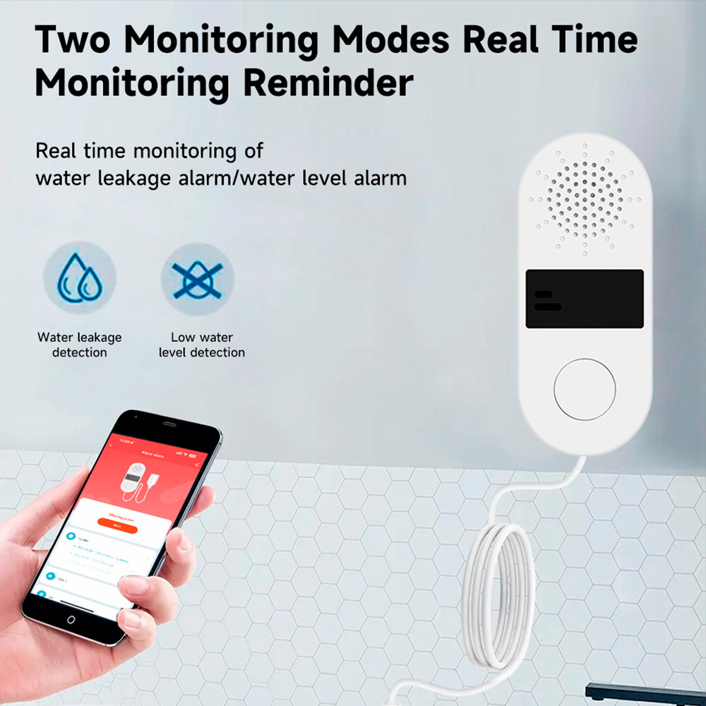 Tuya เครื่องตรวจรอยรั่วน้ำ Wi- - Home Assistant Tuya บทวิจารณ์และราคา