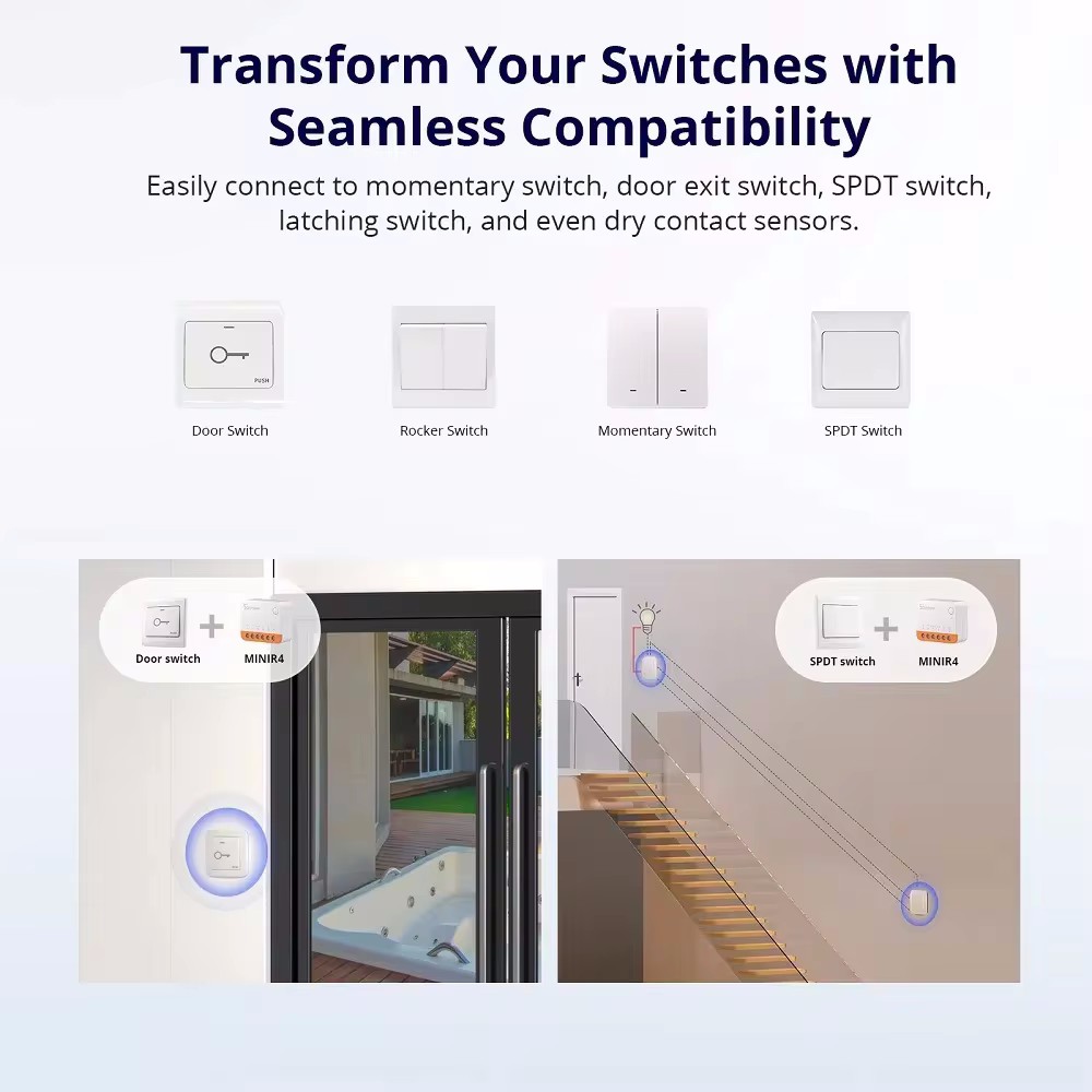 SONOFF Mini R4 สมาร์ท Wifi โมด - Sonoff Mini R4 บทวิจารณ์และราคา