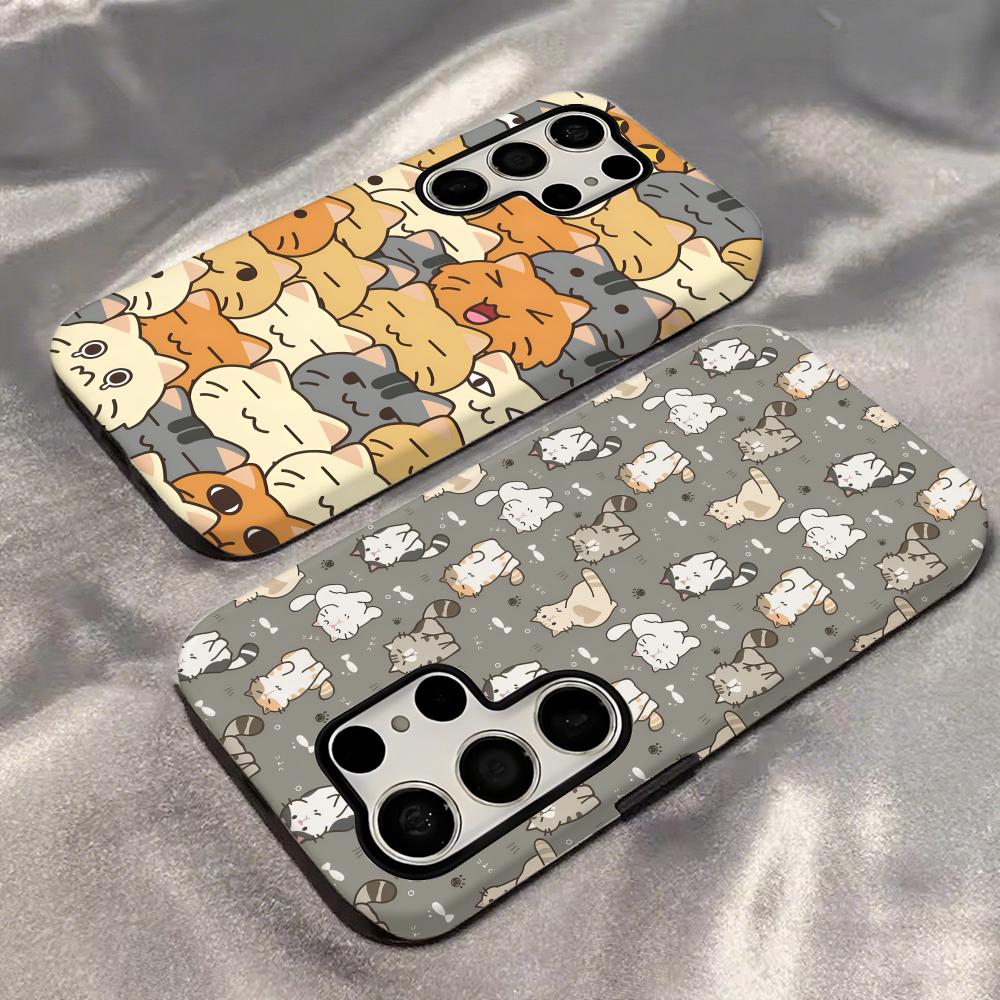 แมวน่ารักเคสโทรศัพท์ 2-in-1 Gl - Shelly บทวิจารณ์และราคา