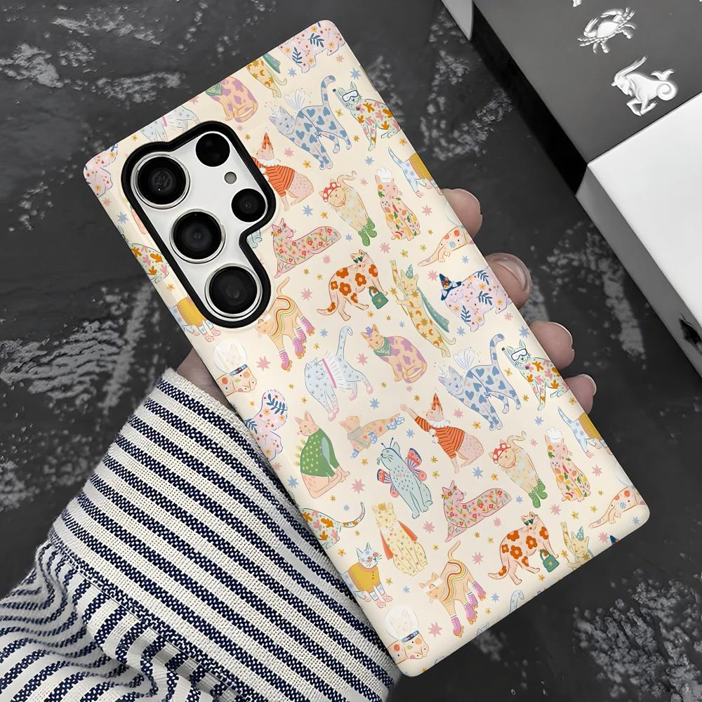แมวน่ารักเคสโทรศัพท์ 2-in-1 Gl - Shelly บทวิจารณ์และราคา