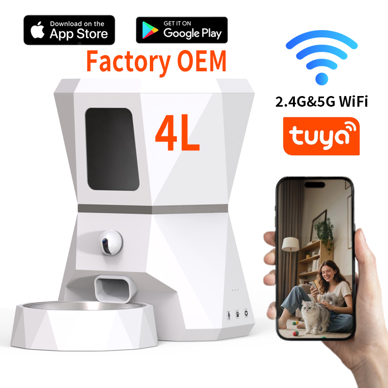 เครื่องให้อาหารแมวอัตโนมัติคุณ - Tuya Smart บทวิจารณ์และราคา
