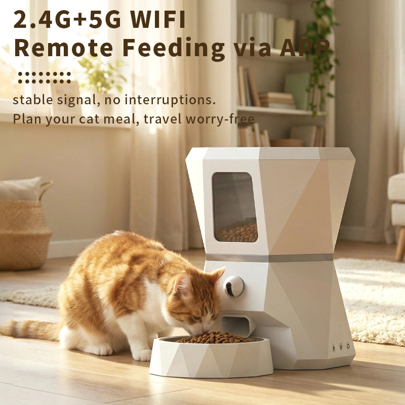 เครื่องให้อาหารแมวอัตโนมัติคุณ - Tuya Smart บทวิจารณ์และราคา