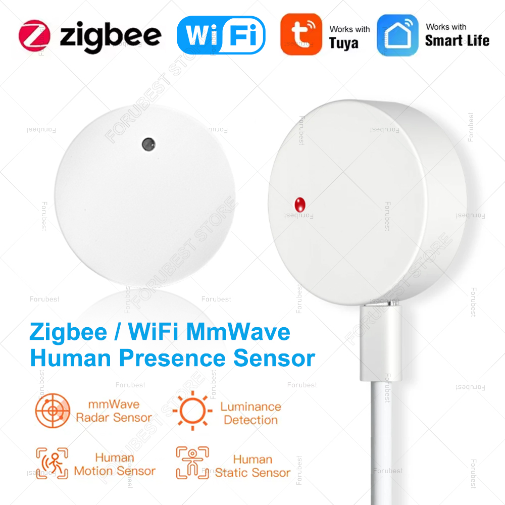 ZigBee Wifi MmWave Human Prese - Home Assistant Tuya บทวิจารณ์และราคา