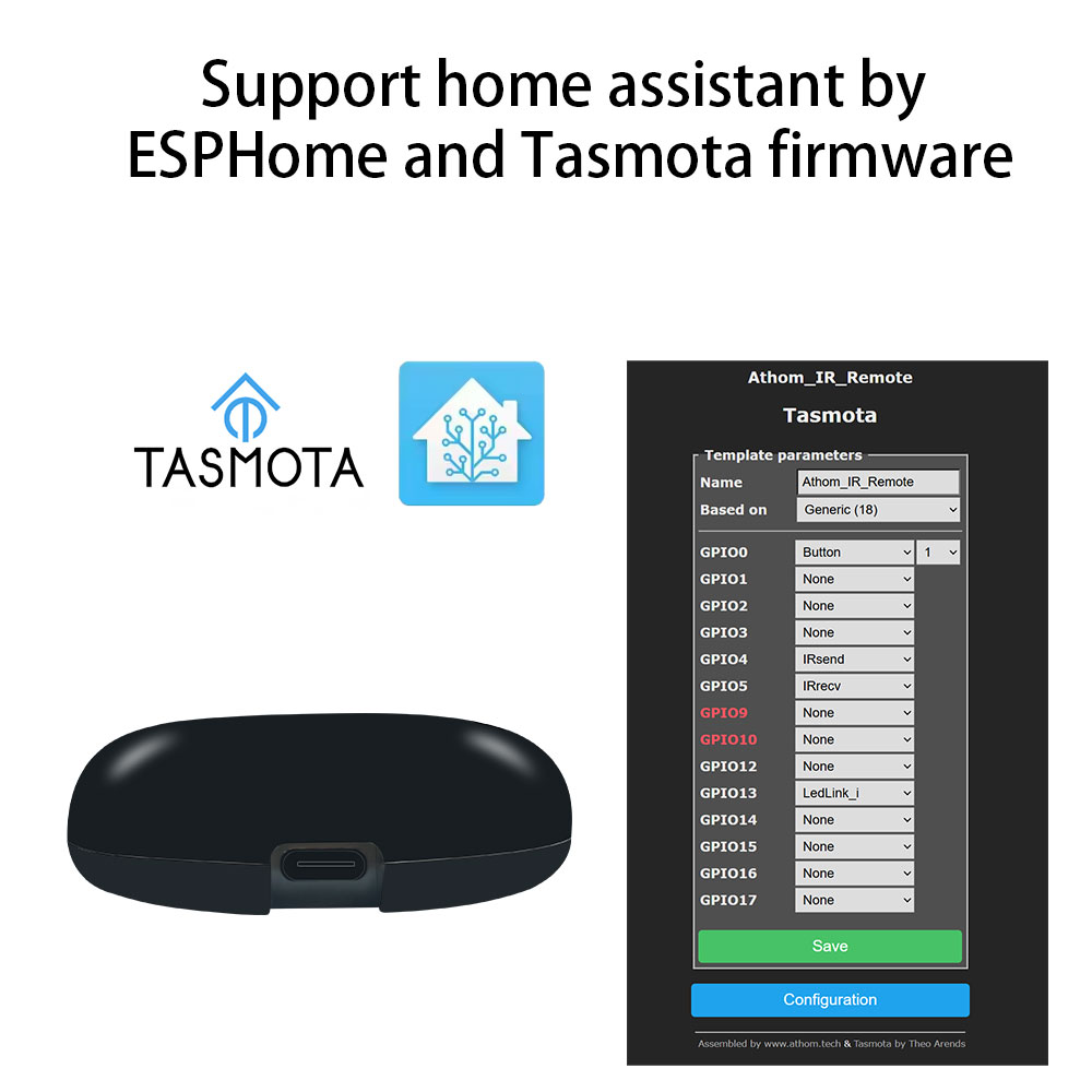 Tasmota MQTT IR รีโมทคอนโทรล E - Tasmota บทวิจารณ์และราคา